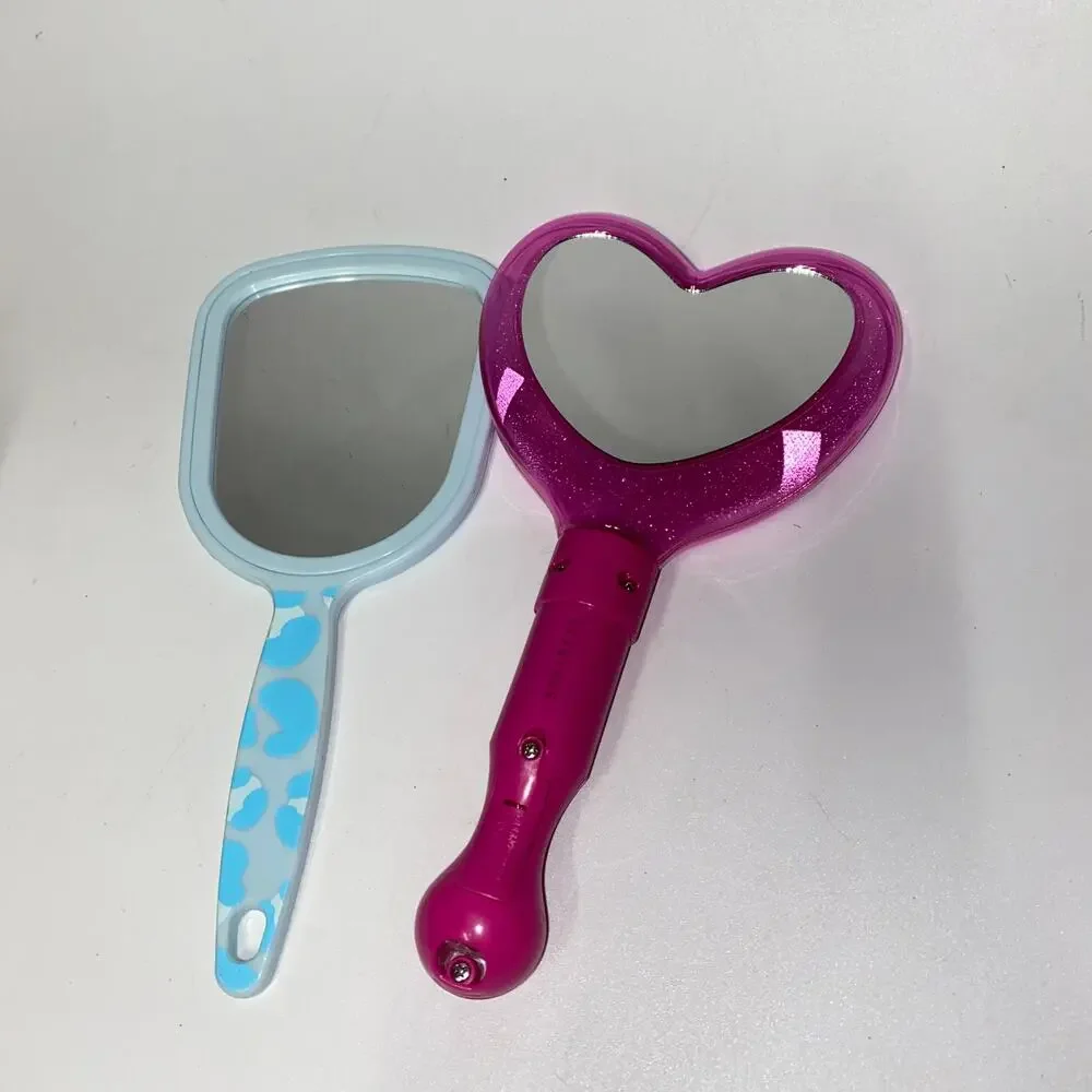 New Girls Beginner Beauty Set Handheld Mirror Case Headband Hairclips & Bag